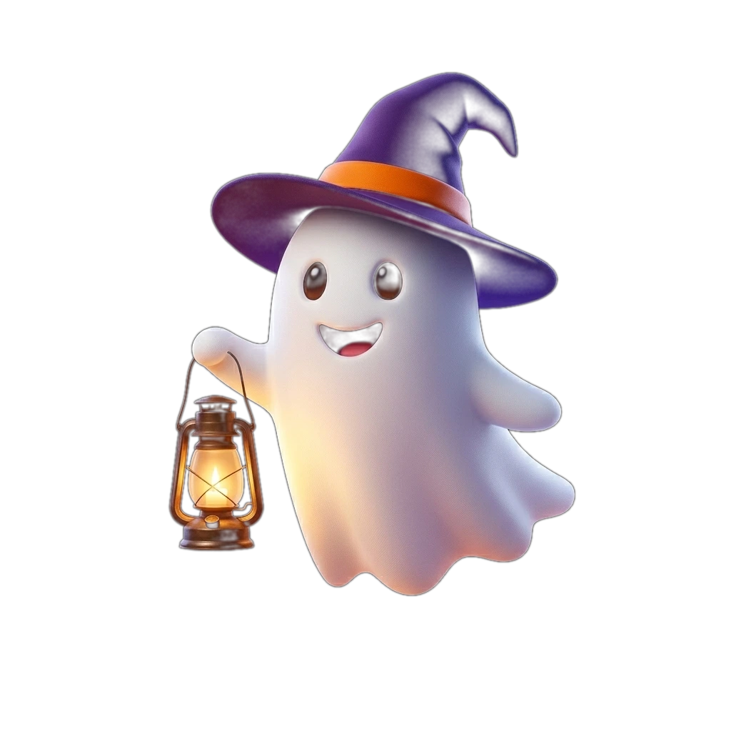 Halloween Ghost Mascot
